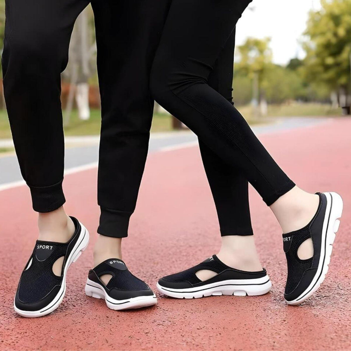 Slip-On Cutout Sandals - view 3