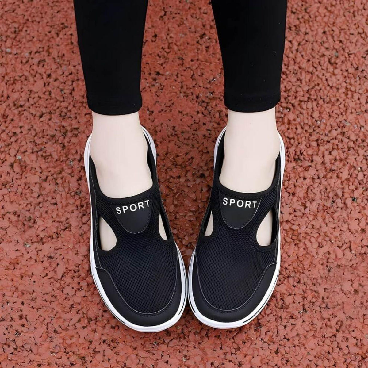 Slip-On Cutout Sandals - view 4