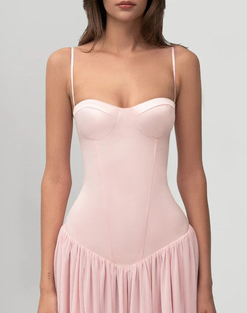 Amelia Dress - low V waist