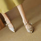 Slingback Twisted Strap Heels - view 6