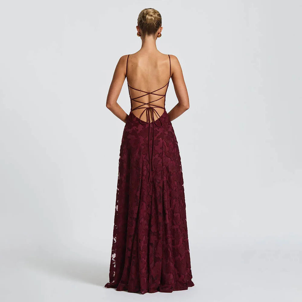 Luna Soirée Dress - side view