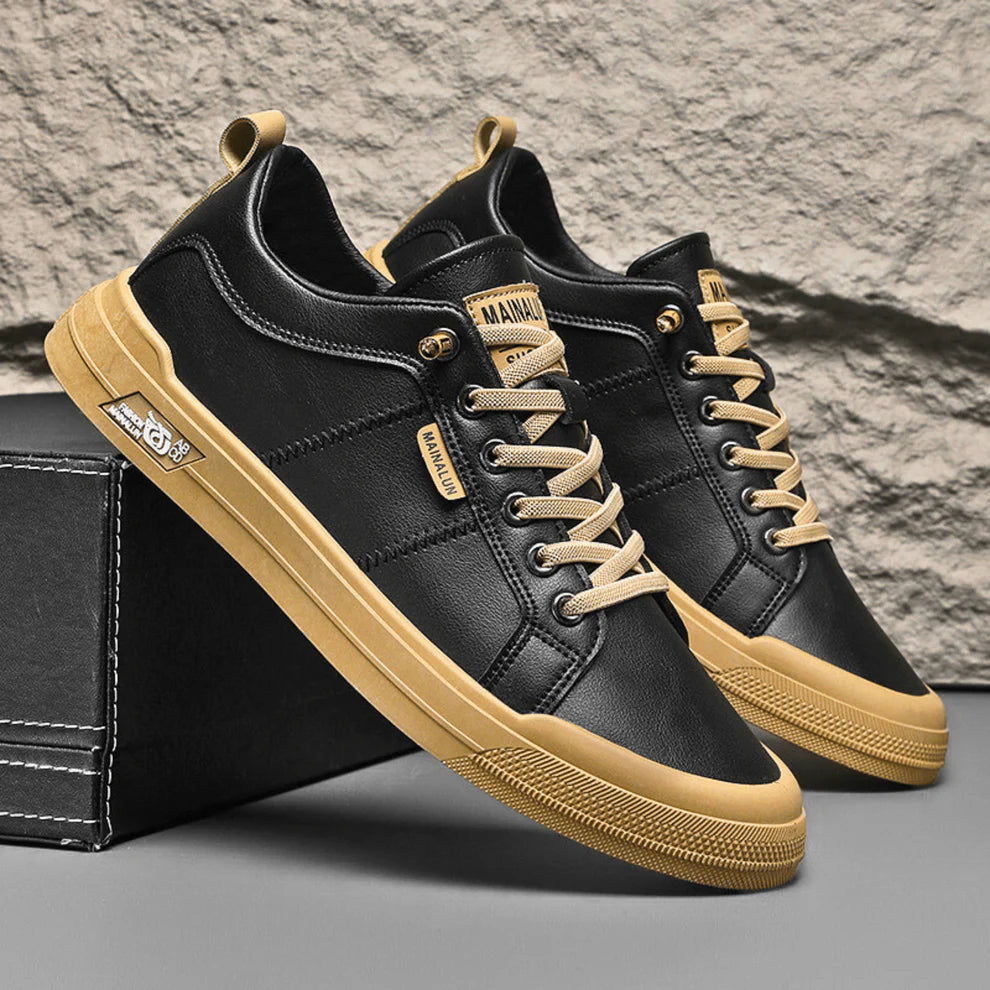 Harrington Leather Sneakers - premium low-top