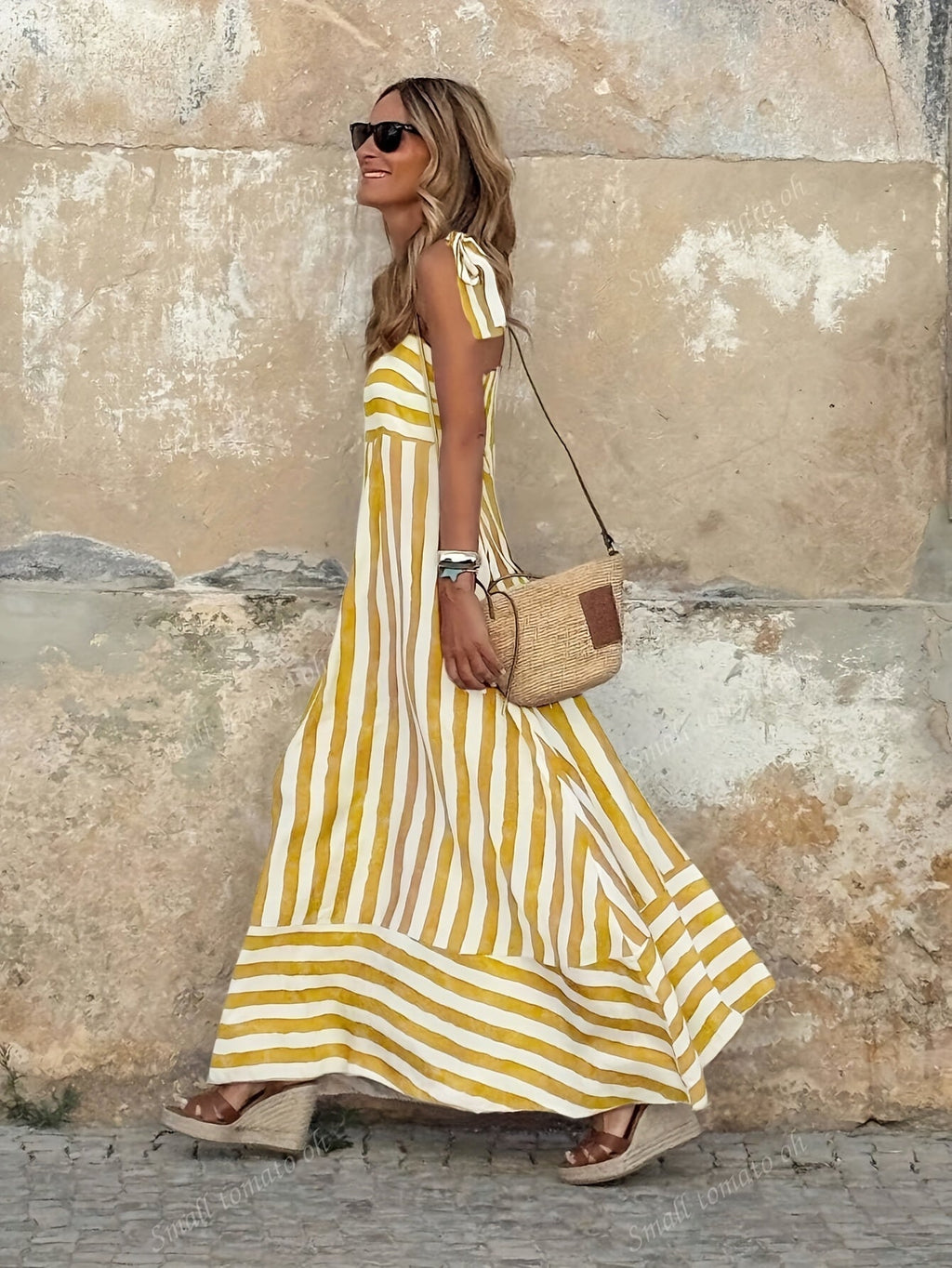 Striped Maxi Dress - view 5