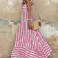 Striped Maxi Dress - Pink