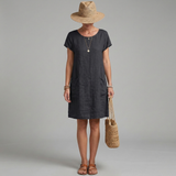 Women's Mini Dress - Blue front