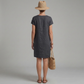 Women's Mini Dress - Blue detail
