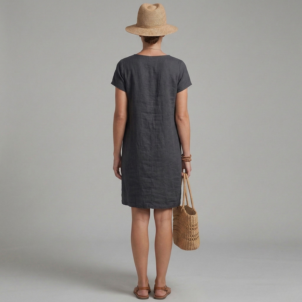 Women's Mini Dress - Blue detail