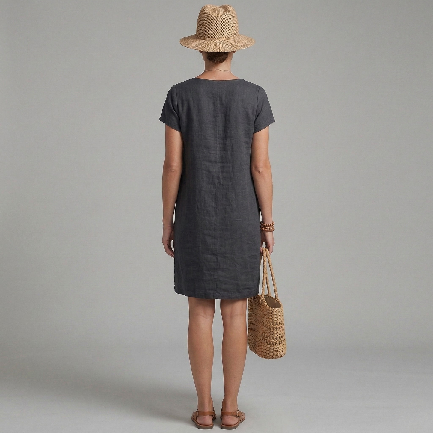 Women's Mini Dress - Blue detail