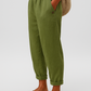 Women's Linen Trousers - Green