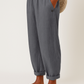 Women's Linen Trousers - Grey