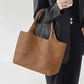 Woven Leather Tote Bag - detail 14