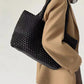Woven Leather Tote Bag - detail 15