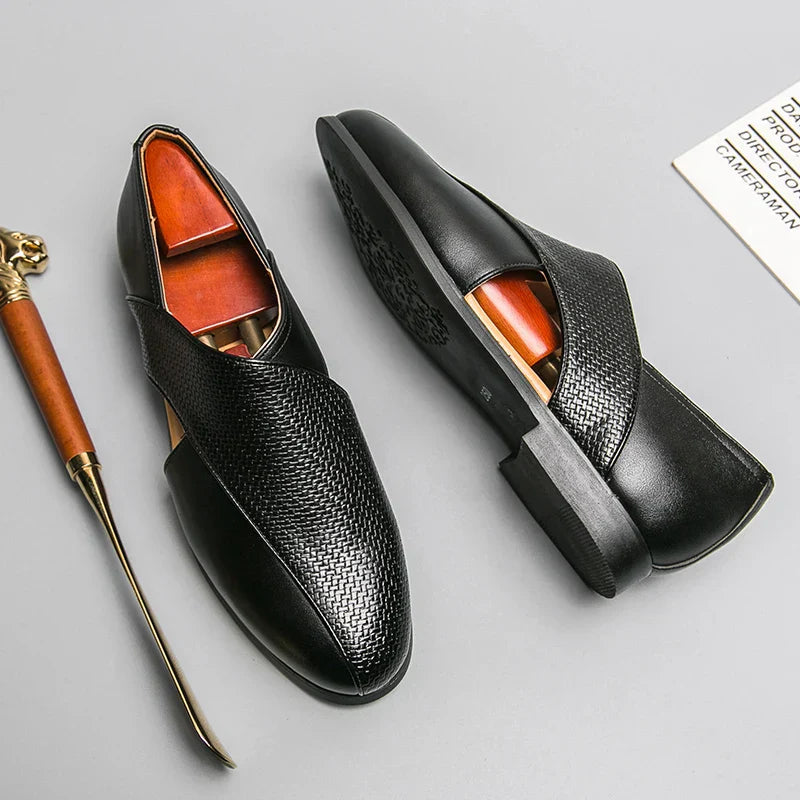 Panache Leather Loafers - lifestyle