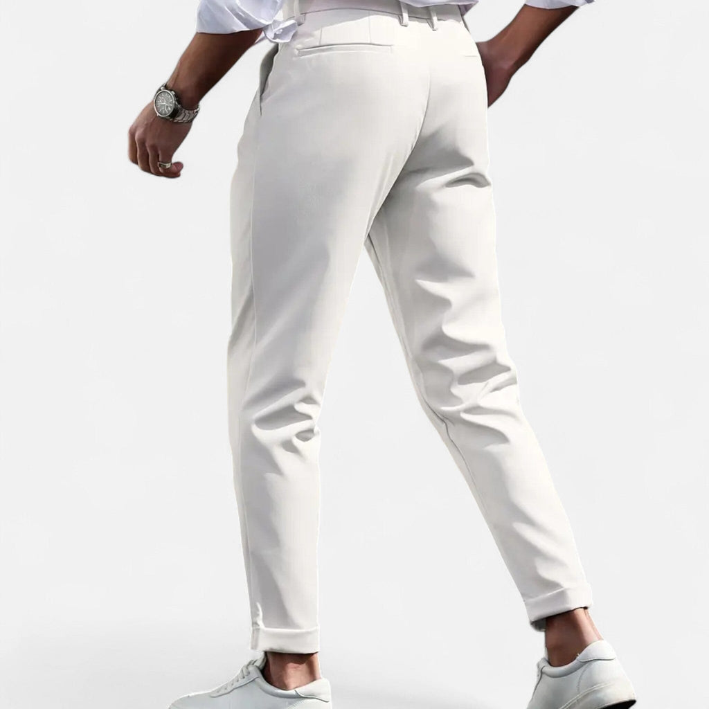 Slim-Fit Pleated Suit Trousers - detail 2