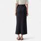 Old Money Silk Skirt - Black front