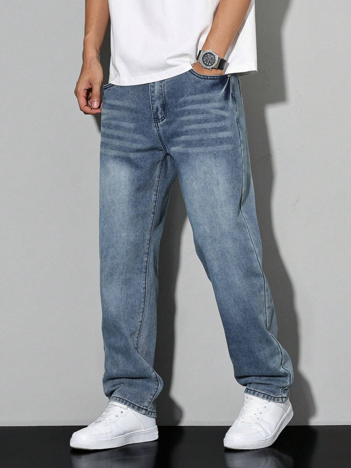 Washed Denim Trouser - view 15