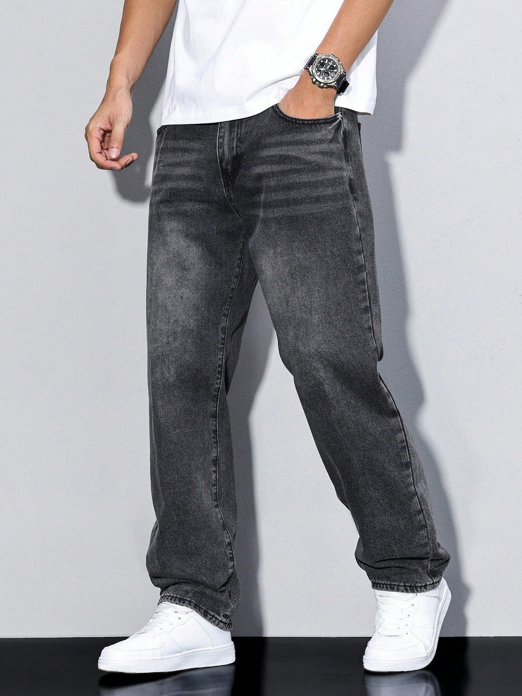 Washed Denim Trouser - view 19