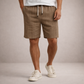 Men's Linen Shorts - Brown
