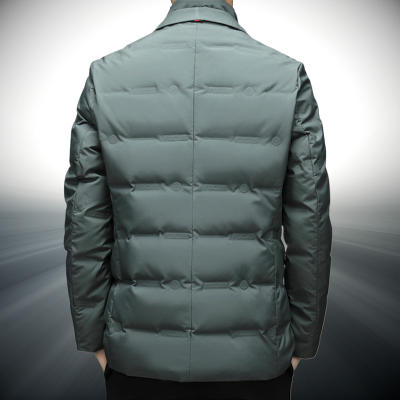 Sharp Focus Urban Windbreaker - Green Gray back