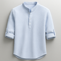 Hudson Henley Shirt - Blue