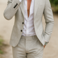 Men's Linen Suit - Light Grey