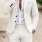 Men's Linen Suit - White