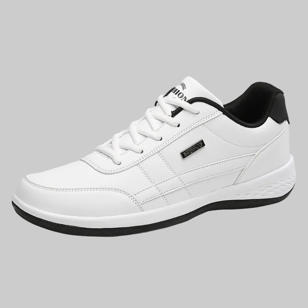 Textured Sole Sneakers - White