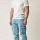 Casper Cargo Jeans - Blue front