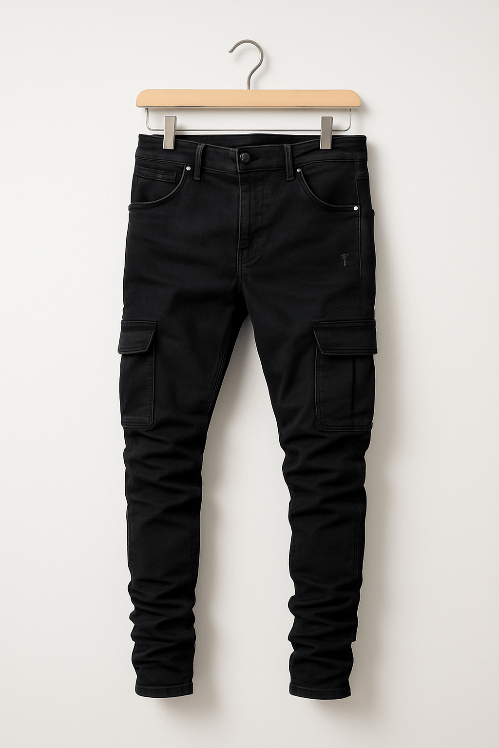 Casper Cargo Jeans - Black