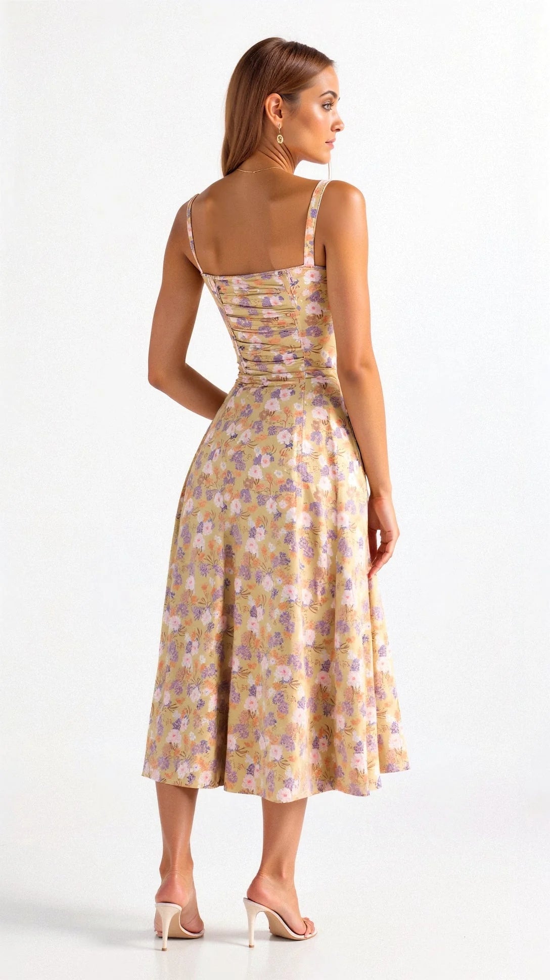 Corset Midi Dress - evening chic