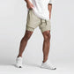 StaminaPro Fitness Shorts - Khaki