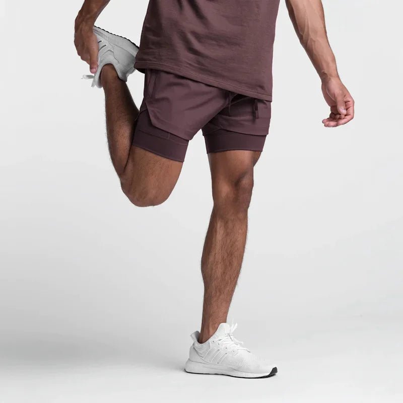 StaminaPro Fitness Shorts - Red