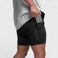 StaminaPro Fitness Shorts - Black