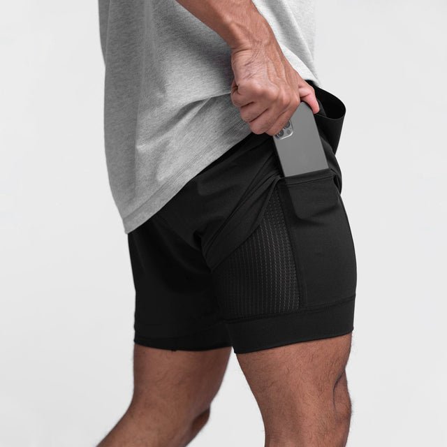 StaminaPro Fitness Shorts - Black