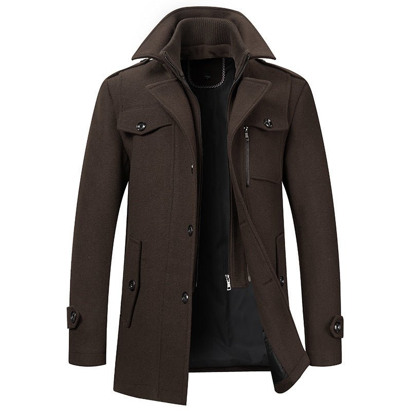 Xander Structured Winter Coat - Brown