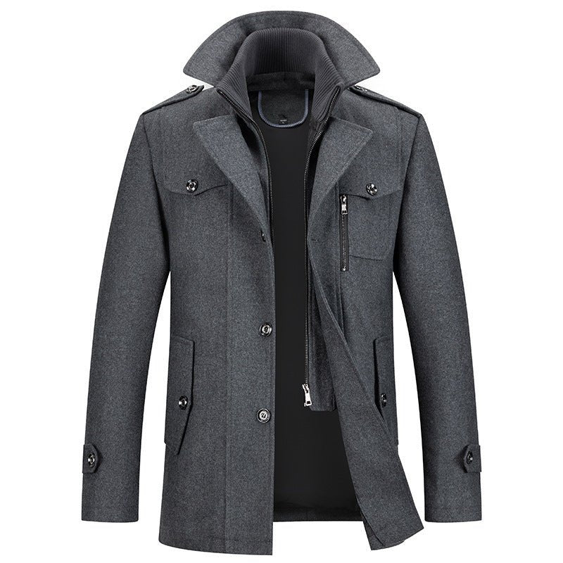 Xander Structured Winter Coat - Grey
