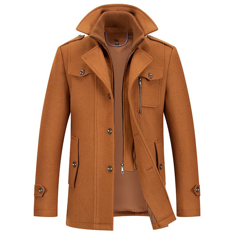 Xander Structured Winter Coat - Khaki