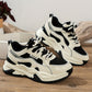 Zara Platform Sneakers - Khaki lifestyle