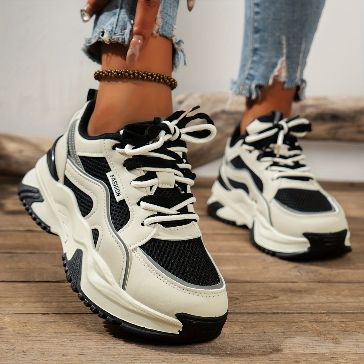 Zara Platform Sneakers - Black