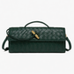 Woven Clutch Bag - Olive Green