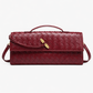 Woven Clutch Bag - Red