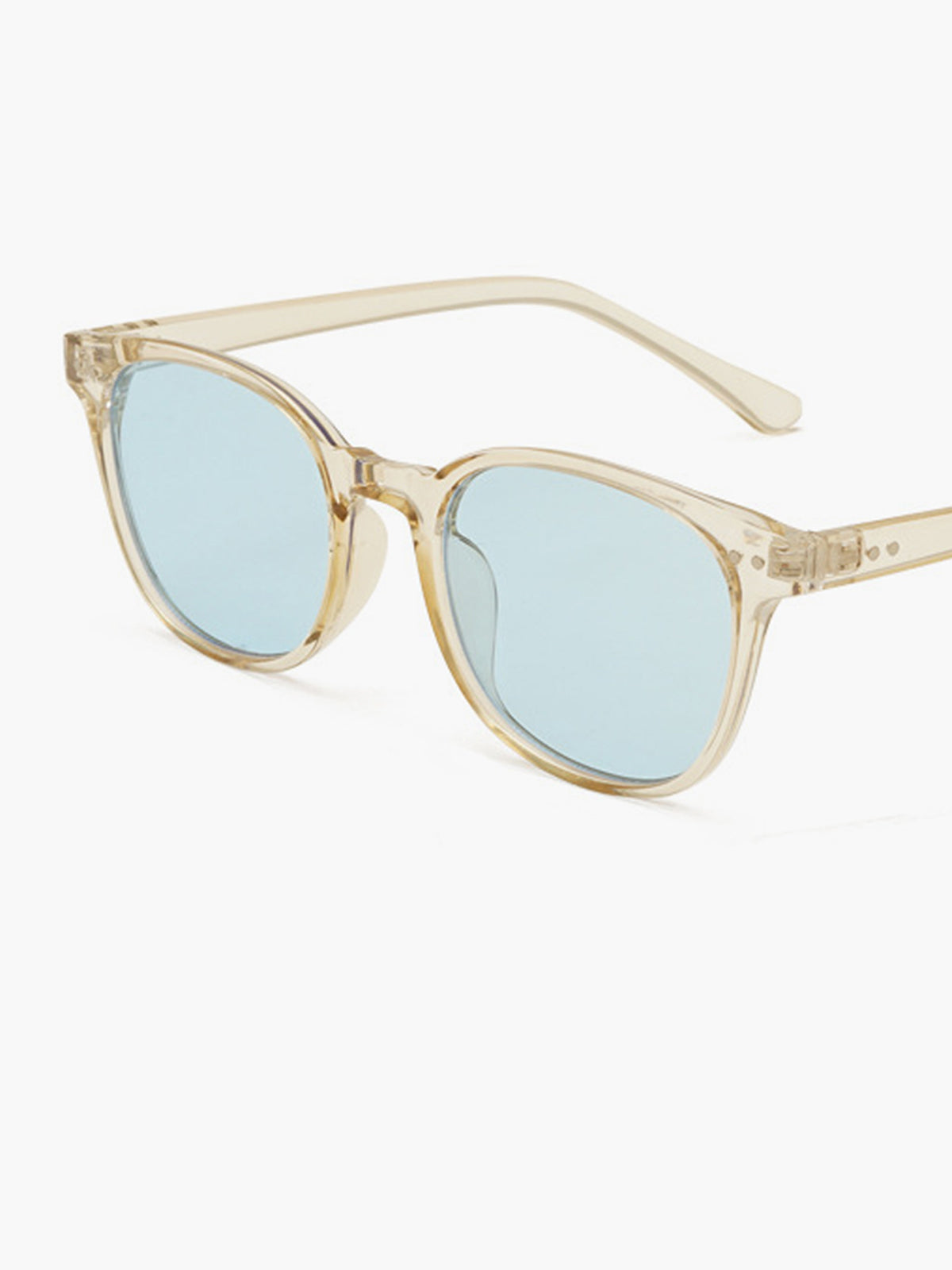 Round Women's Sunglasses UV Protection - worn