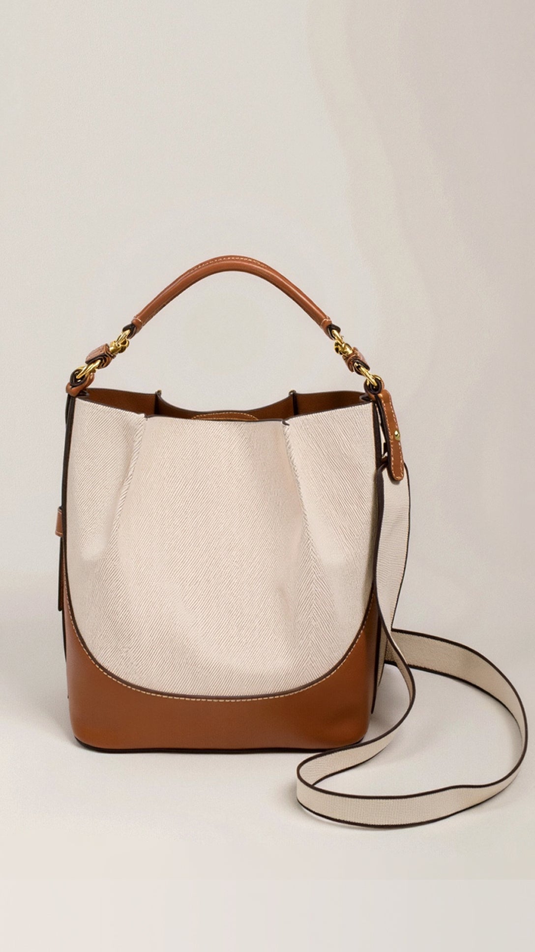 Cassia Bucket Bag - Beige