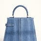 Claudia Top Handle Bag - Baby Blue front