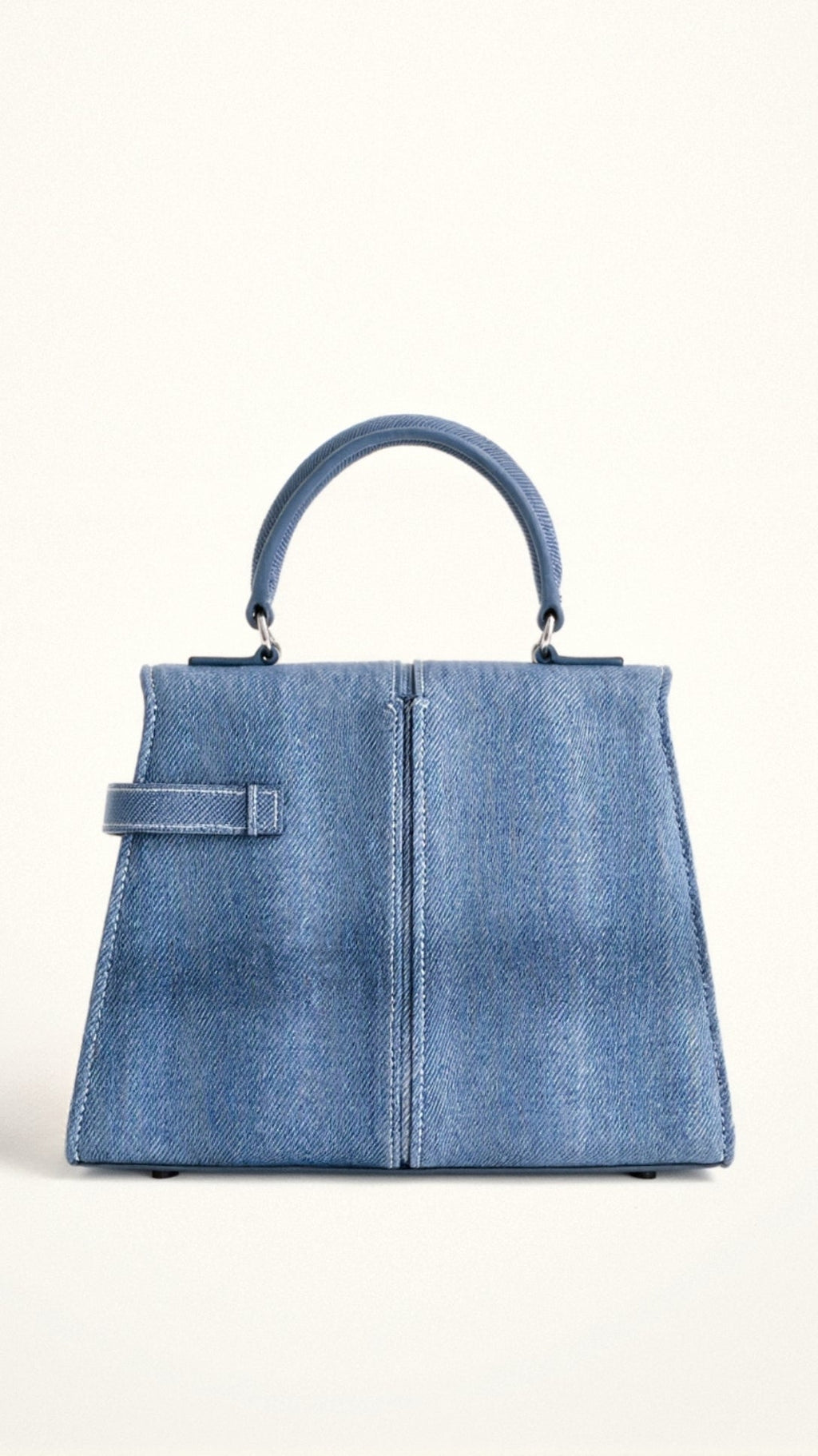 Claudia Top Handle Bag - Baby Blue front