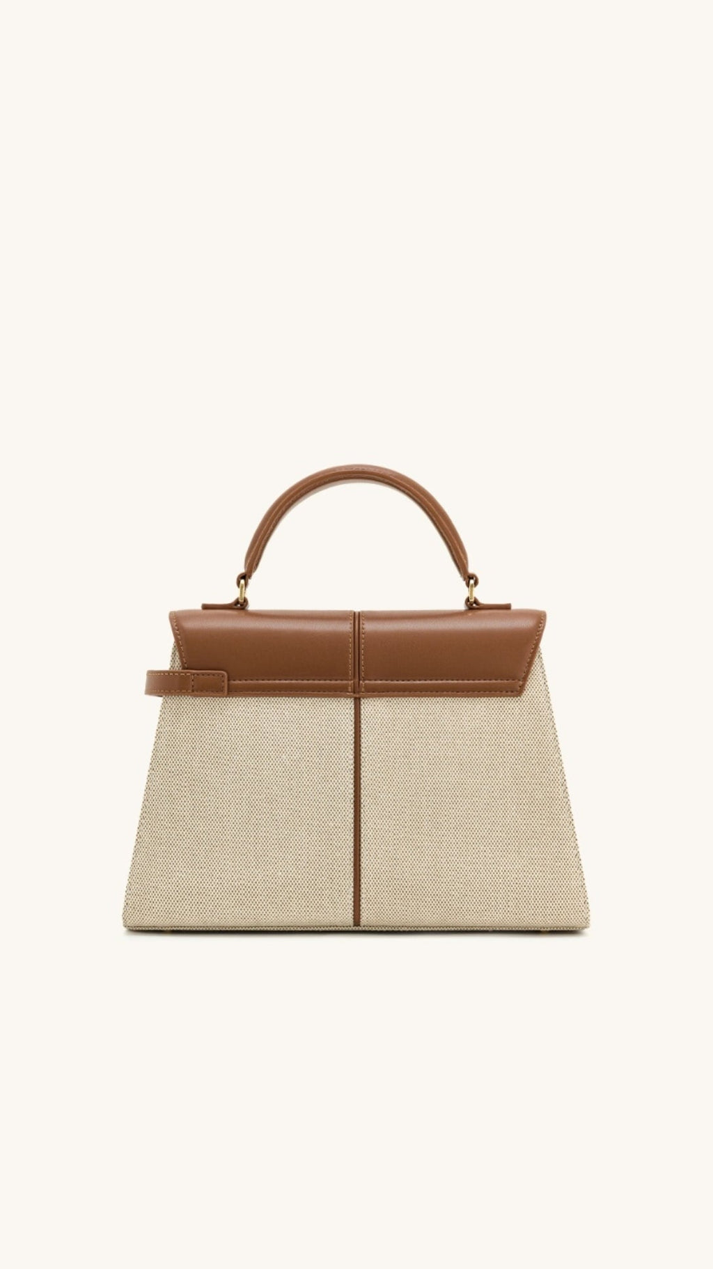 Claudia Top Handle Bag - Beige detail 2
