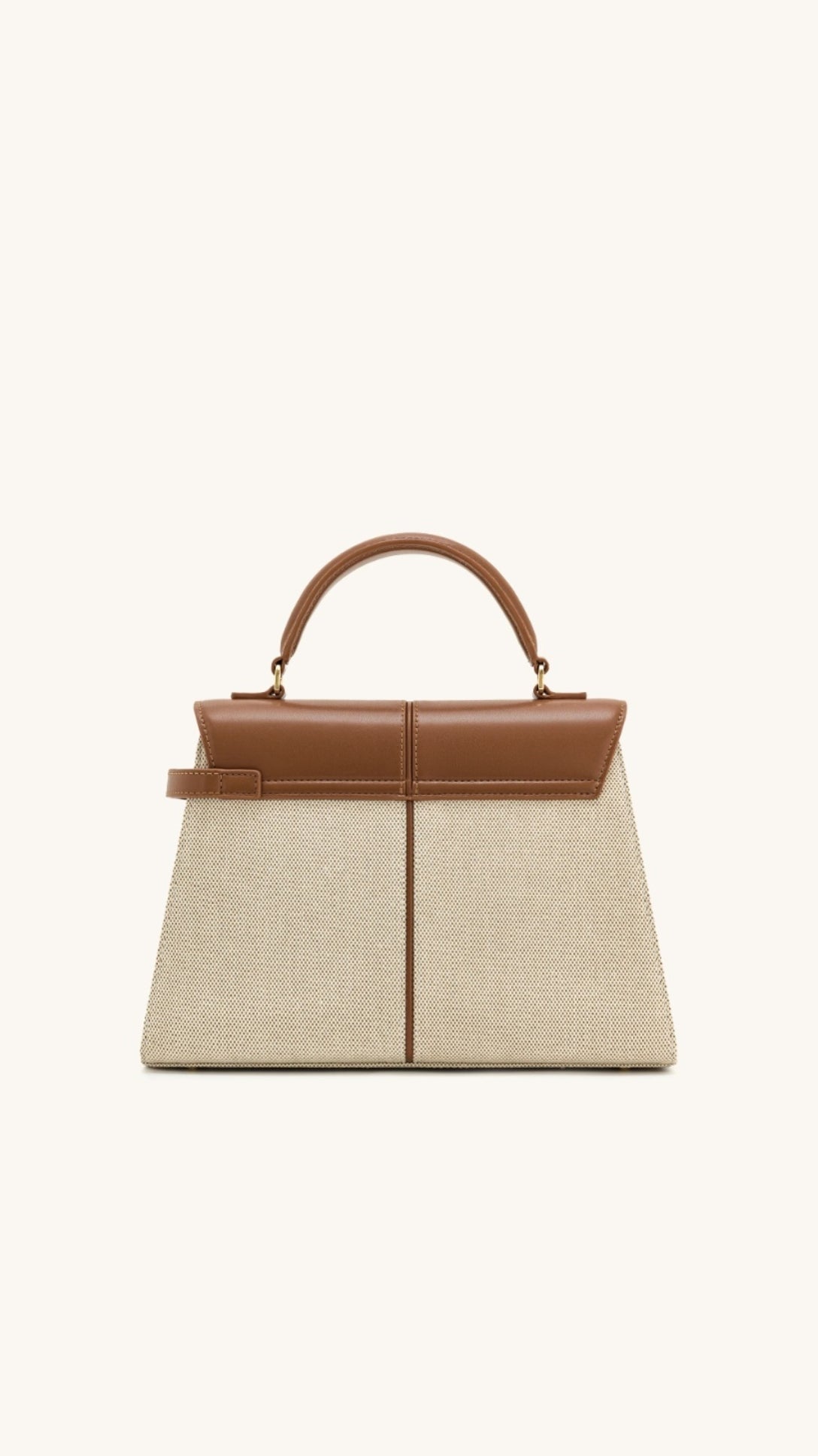 Claudia Top Handle Bag - Beige detail 2