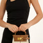 Claudia Top Handle Bag - Beige side