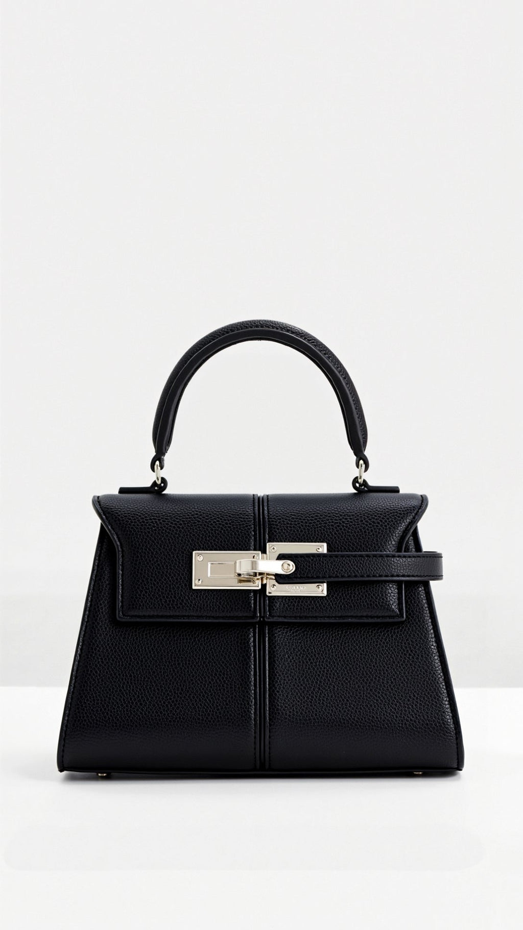 Claudia Top Handle Bag - Black front