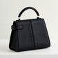 Claudia Top Handle Bag - Black detail